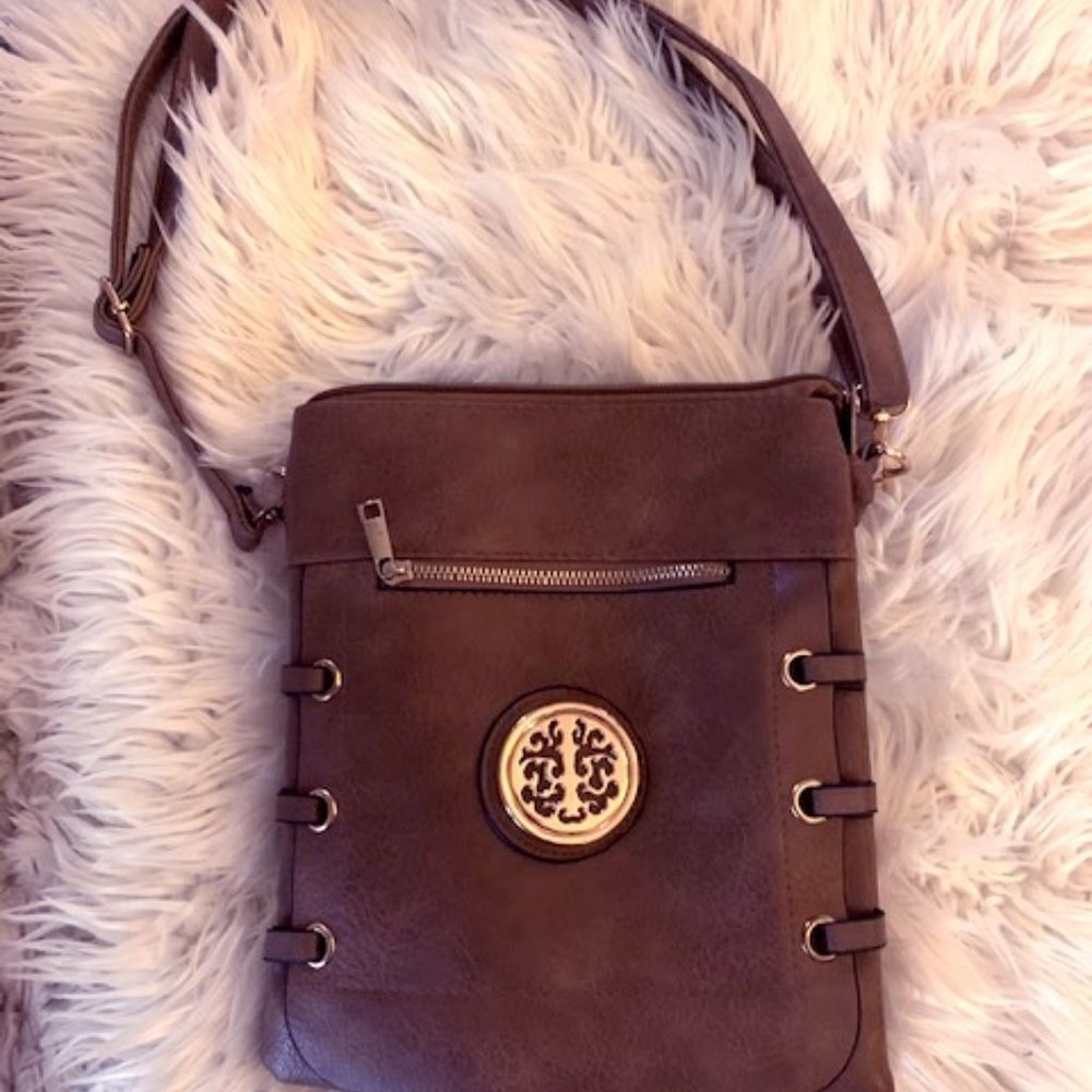 Like NEW Cross-body Shoulder Handbag with accents